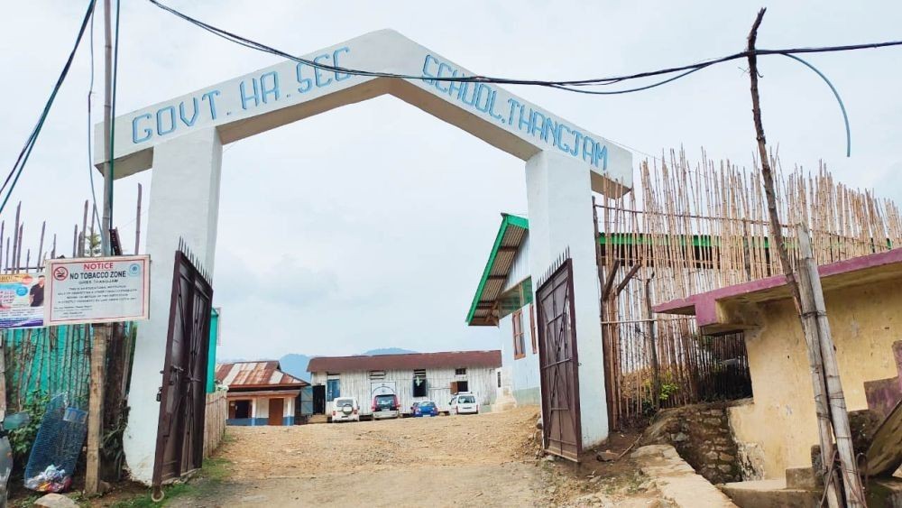 A view of at Government Higher Secondary School Thangjam, the second government school after GHSS Tuensang offering Class 11 education in the entire district. (Morung Photo)